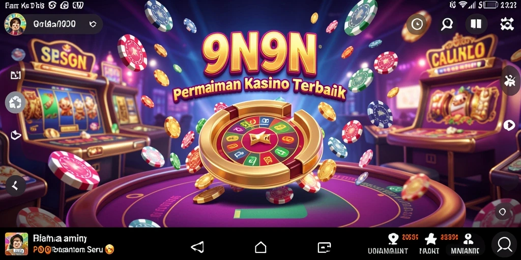 Screenshot gameplay menampilkan aksi seru dalam permainan Kasino.