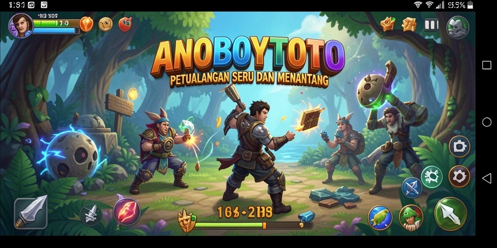 Tangkapan layar ANOBOYTOTO menampilkan gameplay petualangan yang menarik.