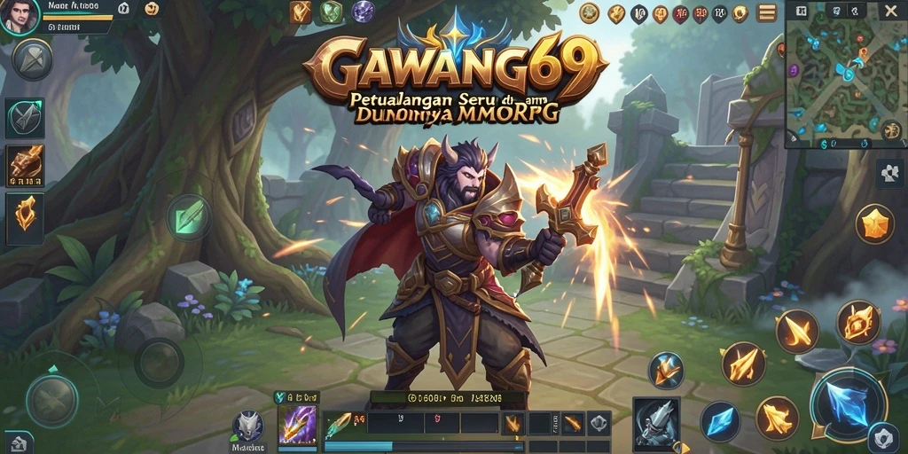 Tangkapan layar GAWANG69 menampilkan pertarungan seru dalam permainan MMORPG.
