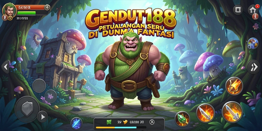 Tangkapan layar dari gameplay seru GENDUT188 di dunia petualangan.
