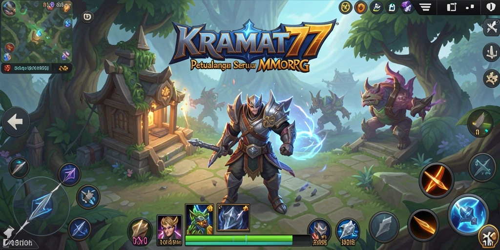 Tampilan gameplay KRAMAT77 yang menakjubkan dan penuh aksi.