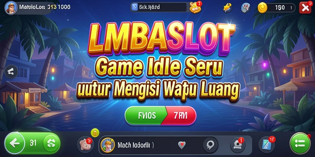 Tampilan menarik dari gameplay LMBASLOT yang menyenangkan.