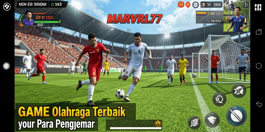 Gameplay MARVRL77 yang mendebarkan dalam olahraga.