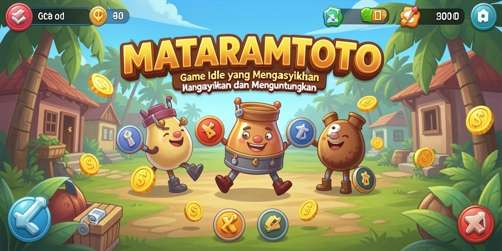 Tampilan gameplay menarik dari MATARAMTOTO dengan mekanisme Idle.