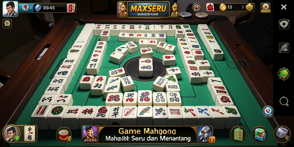 Tampilan gameplay seru MAXSERU yang menantang.