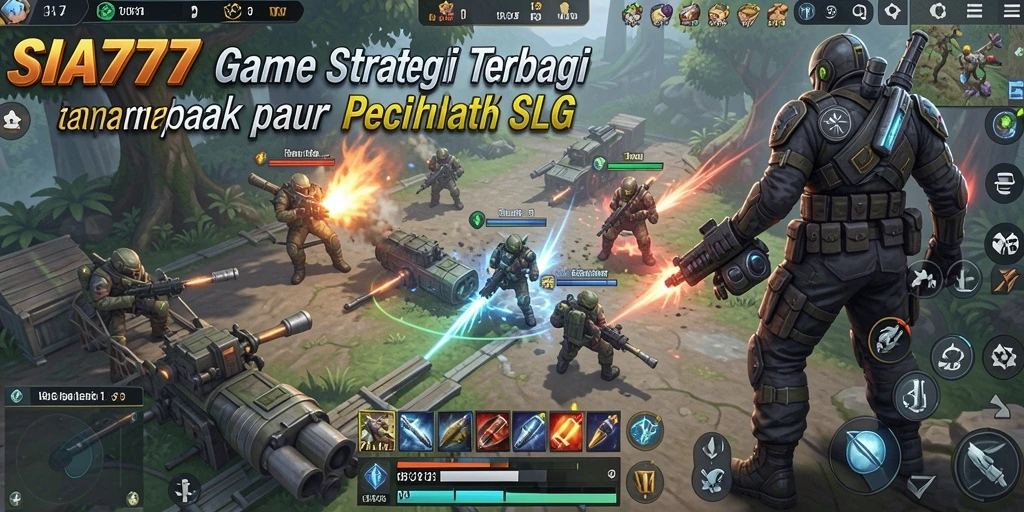 Screenshot SIA777 menunjukkan momen pertempuran seru dalam gameplay SLG.