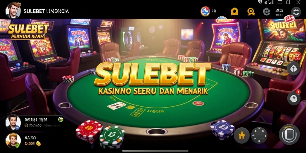 Tampilan gameplay yang mendebarkan di SULEBET.