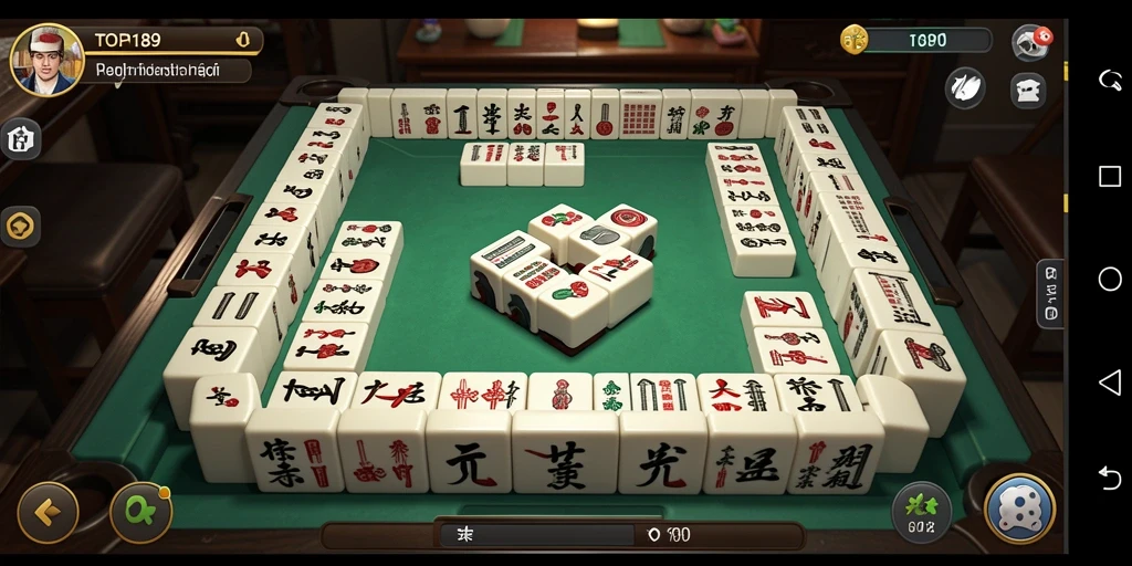 Screenshot permainan TOPI189 menunjukkan gameplay Mahjong yang seru dan menantang.